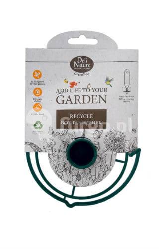 Deli Nature Greenline Karmnik dla ptaków z recyklingu butelki