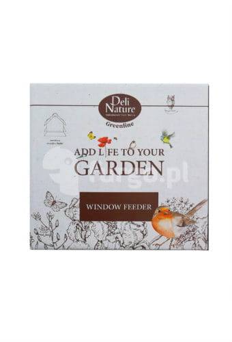 Deli Nature Greenline Karmnik do okna plastikowy na przyssawkach