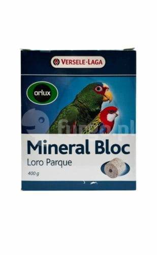 Versele-Laga Mineral Bloc Loro Parque 400g - kostka mineralna dla dużych i średnich papug