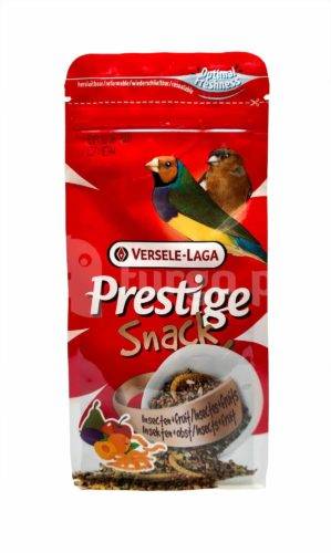 Versele-Laga Prestige Snack Finches przysmak z owocami i insektami dla ptaków tropikalnych 125g