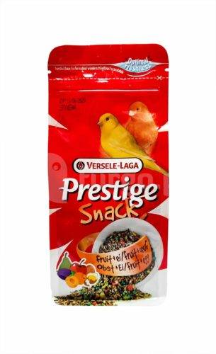 Versele-Laga Prestige Snack Canaries 125g przysmak z biszkoptami i owocami dla kanarków