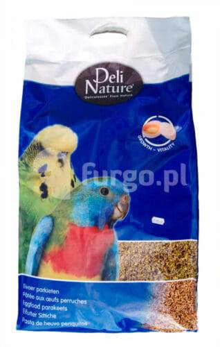 Deli Nature Pokarm jajeczny dla małych i falistych papug 1kg 1kg