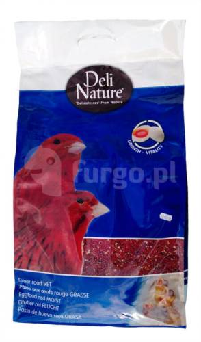 Deli Nature Pokarm jajeczny czerwony mokry 1kg