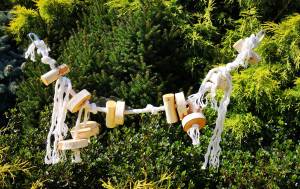 Zabawka naturalna gryzak sznur 55 cm