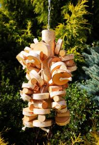 Zabawka naturalna gryzak dla papug XXL