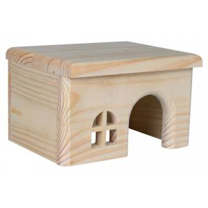 Trixie Domek drewniany z drzewa sosnowego dla chomika 
