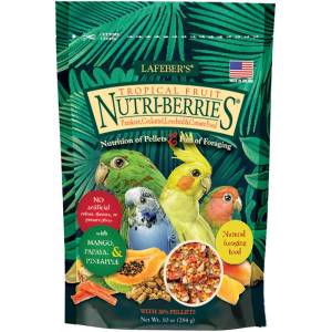 Nutri-Berries Tropical Fruit Dla małych i średnich papug 284g