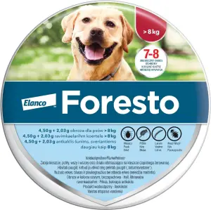Foresto obroża na pchły i kleszcze duży pies 